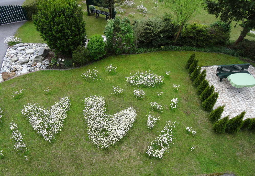 Balkon mit Liegestühlen und Bergblick in Tirol