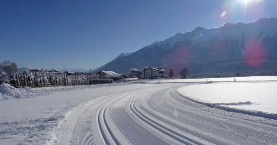 Unterkunft direkt an der Langlaufloipe in Tirol und am Mieminger Plateau